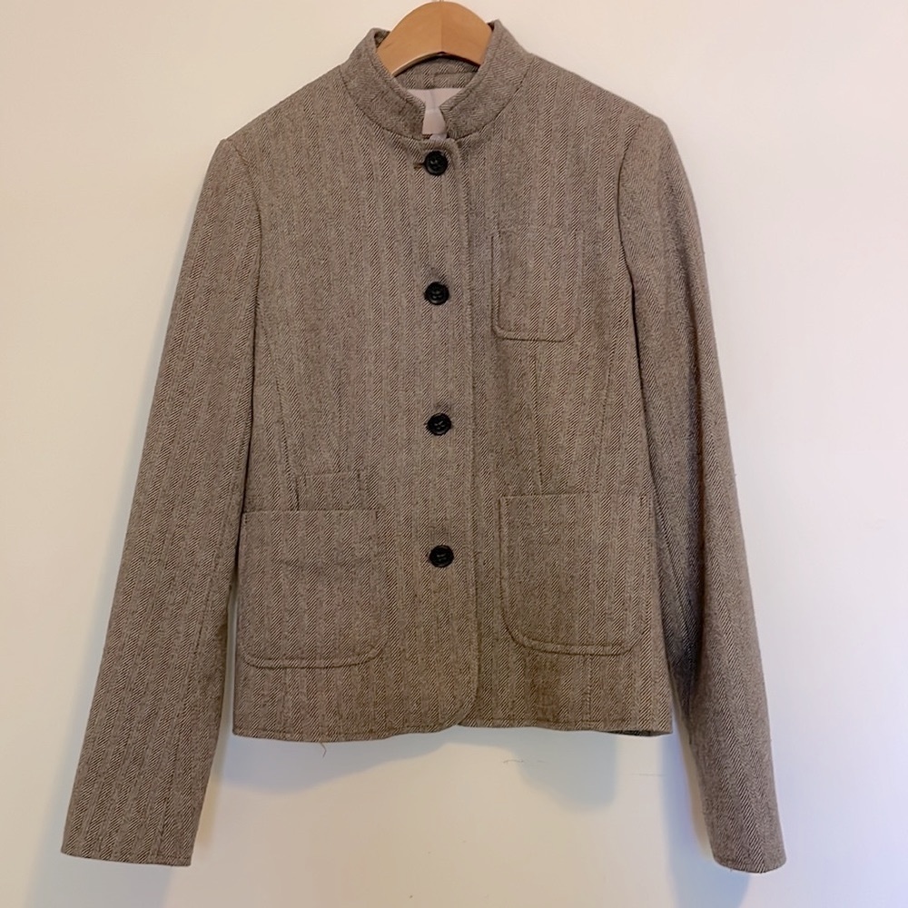 BANANA REPUBLIC Pendleton Wool Blend Blazer